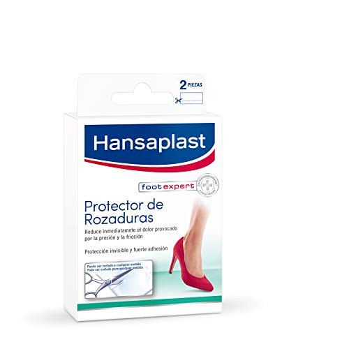 Hansaplast Protector De Rozaduras, Apósitos Adhesivos Para Un Alivio Inmediato Del Dolor, Apósitos Transparentes Anti Rozaduras Y Anti Ampollas, 1 X 2