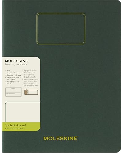 Moleskine Student Cahier, Xxl, Blanko, Kartoneinband, Myrtengrün