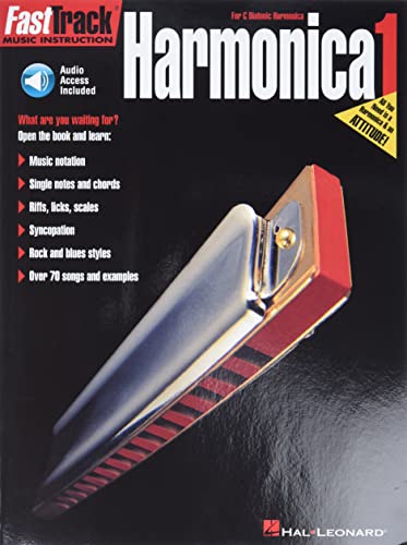 Fast Track Harmonica 1: For C Diatonic Harmonica, Con Espansione Online( Contenuto Digitale)