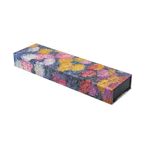 Paperblanks - Monet’S Chrysanthemums - Monet’S Chrysanthemums - Pencil Cases - Pencil Case - Wrap