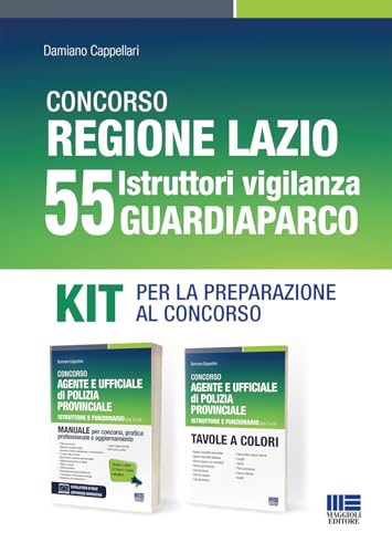 Concorso Regione Lazio 55 Istruttori Vigilanza Guardiaparco - Kit Per La Prepazione Al Concorso