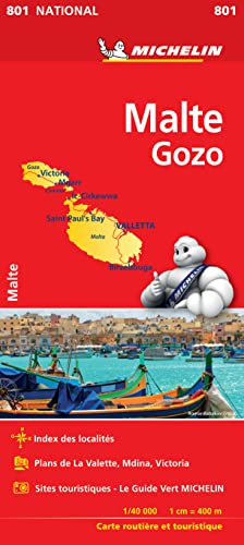 Malte / Malta 11801 Carte 'National' Michelin Kaa