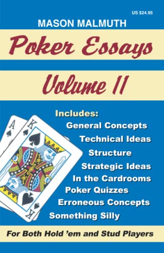 Poker Essays, Volume Ii: V. 2