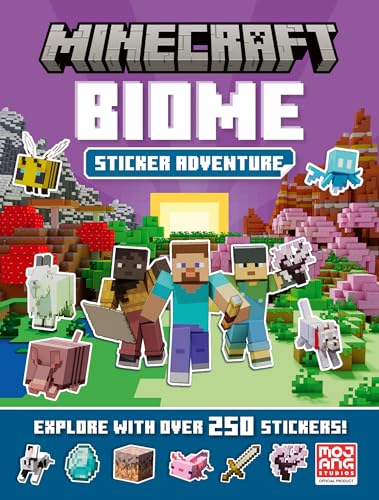 Minecraft Biome Adventure Sticker Book: Explore The World Of Minecraft In A Brand-New Official Sticker Activity Book For Kids Who Love Gaming Activiti
