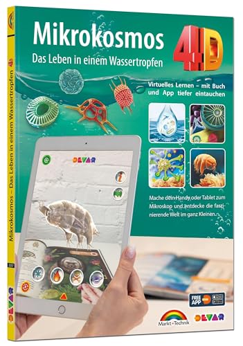 Mikrokosmos 4D - Bakterien - Natur - Das Leben In Einem Wassertropfen - Mit App, Entdecke Die Welt Im Ganz Kleinen