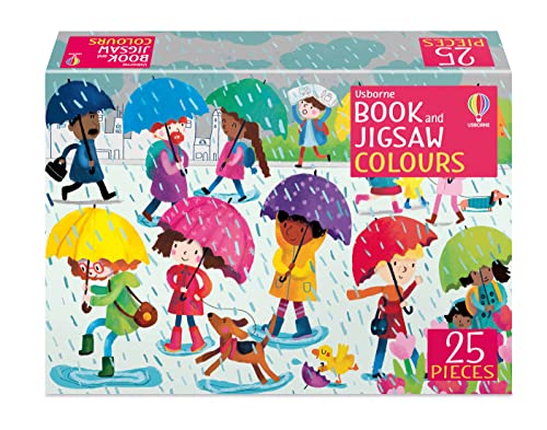 Book And Jigsaw Colours (Usborne Book And Jigsaw): 1