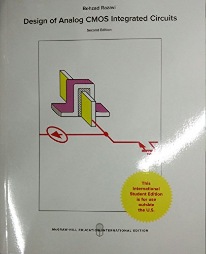 Design Of Analog Cmos Integrated Circuits
