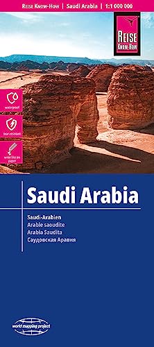 Saudi Arabia Map - 1:1,800,000 Scale Map : Reiß- Und Wasserfest (World Mapping Project)