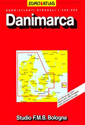 Danimarca. Euro Atlante 1:300.000