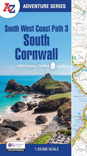 South West Coast Path 3 – South Cornwall: With Ordnance Survey Mapping
