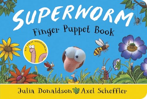 Superworm Finger Puppet Book - The Wriggliest, Squiggliest Superhero Ever!