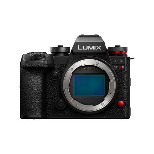 Panasonic Lumix Dc-S1Rm2E, Fotocamera Mirrorless Full Frame, 44Mp, Video 8K, Is Attivo, 4:2:2 10-Bit, 4K 120P, 60P E 6K 30P Open Gate, L-Mount, Solo C
