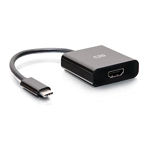 C2G - Convertitore Adattatore Usb-C® A Hdmi® 4K 60Hz Compatibile Con Macbook Pro/Air, Ipad Pro/Air, Galaxy, Surface Pro, Xps Ecc.