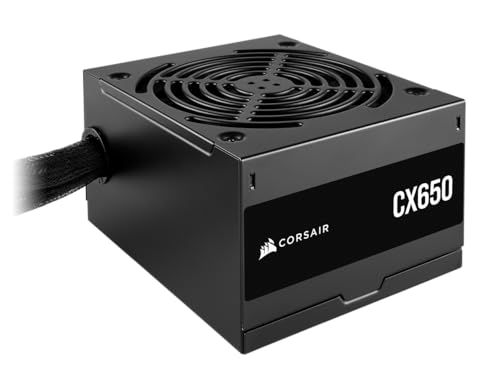 Corsair 650W Cx650 Psu, Fully Wired, 80+ Bronze, Thermally Controlled Fan