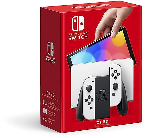 Nintendo Switch (Oled Model) With White Joy-Con