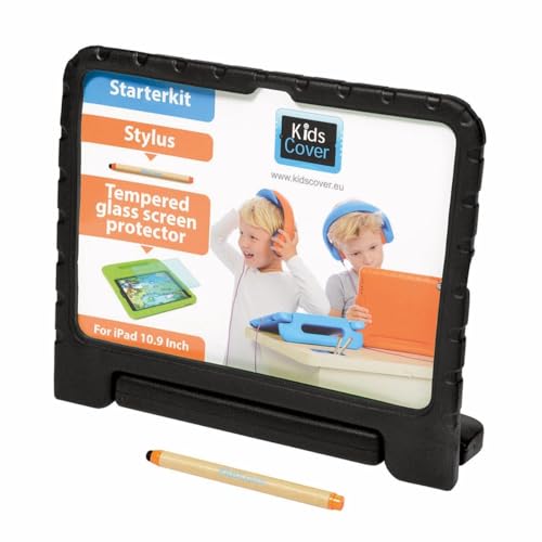 Parat Kidscover Per Ipad Da 10,9", Pennino Incluso, Colore: Nero
