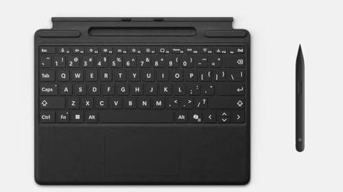 Surface Microsoft Pro Flex Type Cover Con Penna Sottile 2 Nero ''