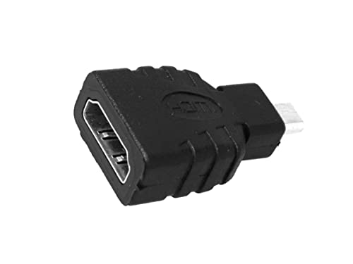Zorei Adattatore Hdmi, Convertitore Hdmi, Da Hdmi Femmina A Micro Hdmi Maschio/Mini Hdmi Maschio (Hdmi Female To Micro Hdmi Male)