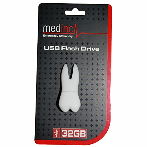 Medinc Dente Usb Flash Drive Da 32 Gb Dentista, Studente Odontoiatrico O Infermiera