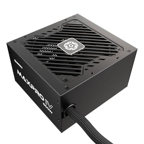 Enermax Maxpro Iv 650 Watt, Alimentatore Non Modulare Atx Gaming Pc, Cavo Singolo Mesh Leeve, 80 Plus, Ventola Silenziosa Da 120 Mm, Condensatore Con 