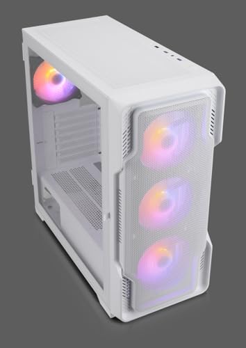 Nanoxia Ds-9Argb-W Computer Case Midi Tower Bianco