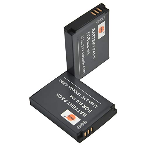 Slb-10A 2Pcs Dste - Batteria Di Ricambio Compatibile Per Sl202 Sl310 Sl420 Tl9 Wb150F Wb250F Hmx-U20 Hz10W Hz15W It100 L100 L310W M310W Nv9 Fotocamera