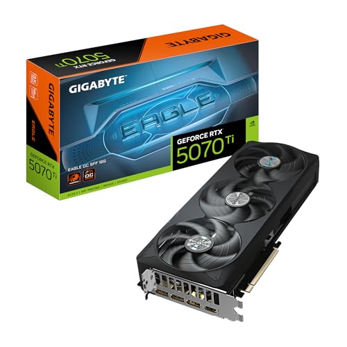 Gigabyte Geforce Rtx 5070 Ti Eagle Oc Sff 16G Scheda Grafica - 16Gb Gddr7, 256 Bit, Pci-E 5.0, 2542 Mhz Core Clock, 3 X Dp 2.1A, 1 X Hdmi 2.1B, Nvidia
