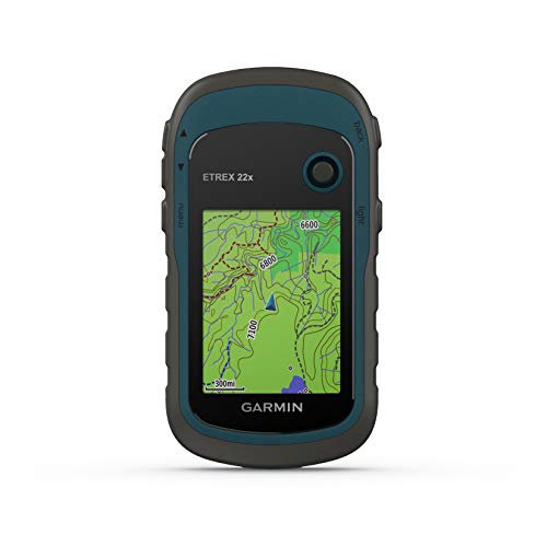 Garmin 010-02256-00 Etrex 22X, Robusto Navigatore Gps Portatile, Nero/Blu Navy