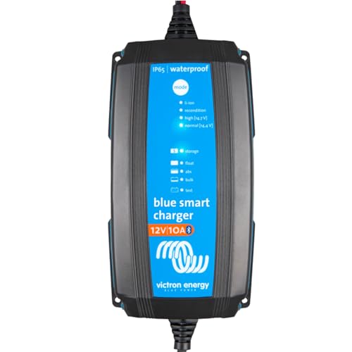 Victron Energy Blue Smart Ip65 12-Volt 10 Amp 230V, Caricatore Batteria, Bluetooth (Cee 7/16)