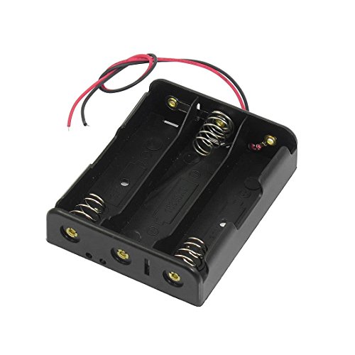 Porta Pile 3 X 18650 Litio Collegamento Serie (3S) Lithium Li-Ion Battery Holder Series