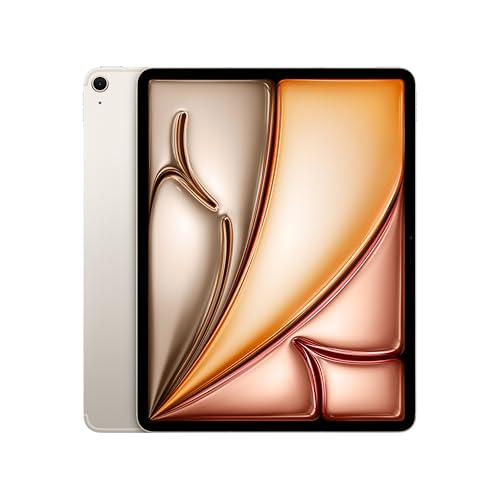 Apple Ipad Air 13'' Con Chip M3: Apple Intelligence, 512 Gb, Fotocamera Frontale E Posteriore Da 12Mp, Wi-Fi 6E + Reti Cellulari 5G, Touch Id, Un Gior