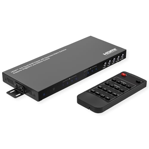 Value Switch A Matrice Hdmi, 4 X 2 Quad Multi-Viewer, Commutazione Senza Soluzione Di Continuità
