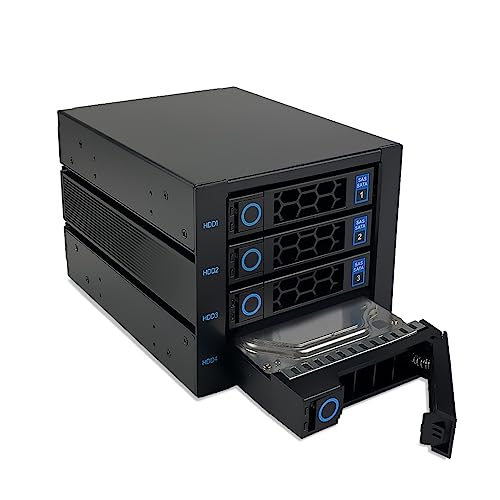 Fantec Wr-Nvmeu.2-C3141 U.2/Sas/Sata Backplane For 4× 3.5"/2.5" Nvme/Ssd/Hdd, In A 3X 5.25" Module, Data Connection Via Sff8654 And Sff8643, 80Mm Fan