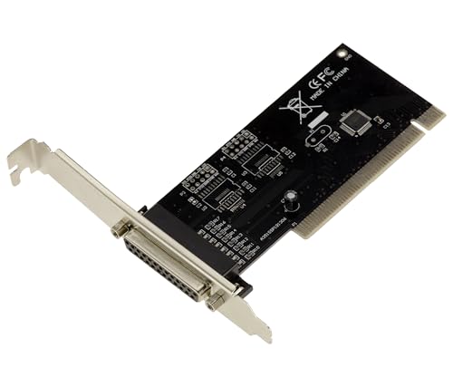 Kalea-Informatique Scheda Controller Pci 1 Porta Parallela Lpt Ieee1284 Con Chipset Wch Ch3510 Compatibile Con Windows 98Se, Me, 2000, Xp, Nt4.0, Vist