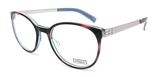 Occhiali Da Vista Donna Inface If 9325 750 Tartarugato, Argento E Celeste