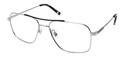 Occhiali Da Vista Uomo Donna Etnia Barcelona Fremont 17 Slbk Argento E Nero
