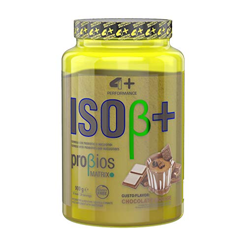 4+ Nutrition - Iso Β+, Integratore Sportivo, Proteine Del Siero Del Latte Isolate, Aumento Di Energia, Resistenza E Recupero Veloce, In Polvere, Gusto