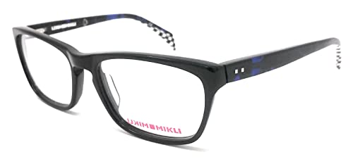 Occhiali Da Vista Uomo Donna Alain Mikli Ml 1214 C001 Nero, Blu E Bianco