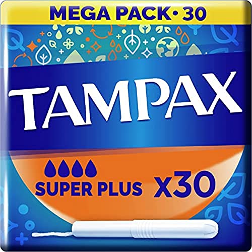 Tampax Superplus - Assorbenti – 30 Pezzi, Color Bianco