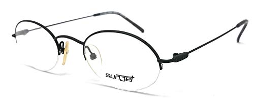Occhiali Da Vista Uomo Donna Sunjet By Carrera Sj 4411 003 Ovale Nylor Nero