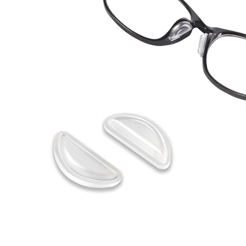 Pipjoy Cuscinetti Nasali Per Occhiali, Cuscinetti Nasali Adesivi Antiscivolo, Cuscinetti Nasali In Silicone Morbido Per Occhiali, Occhiali Da Vista, O
