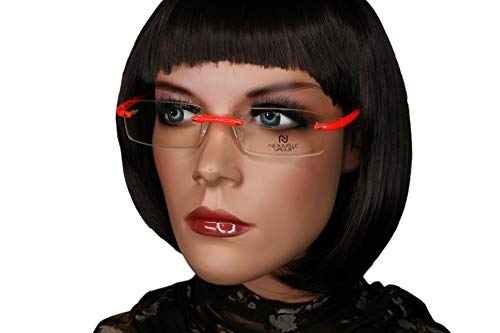 Occhiali Da Vista Uomo Donna Nouvelle Vague Eden/5 52 Arancione Fluo Glasant