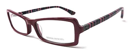 Occhiali Da Vista Donna Sonia Rykiel 7202 03 Rosso E Multicolore Rettangolare