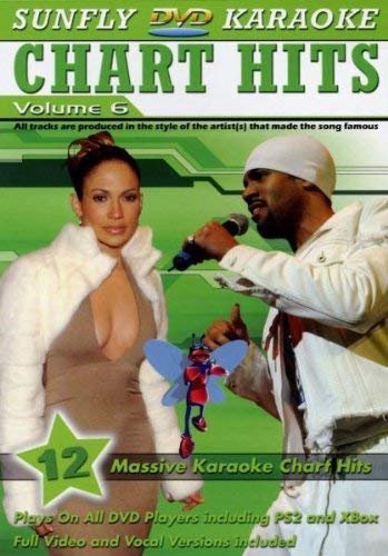 Sunfly Dvd - Karaoke - Chart Hits - Vol. 6 [Edizione: Regno Unito]