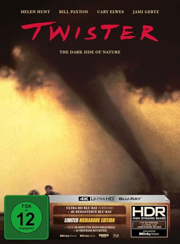 Twister - Limited Mediabook Edition (4K Ultra Hd) (+ Remastered Blu-Ray)