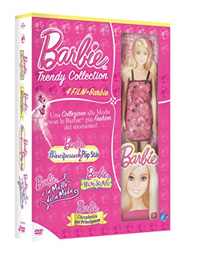Barbie Trendy Collection (4 Dvd + Bambola)
