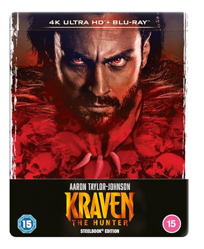 Kraven The Hunter Steelbook 4K Uhd + Blu Ray [Blu-Ray] [Region A & B & C]