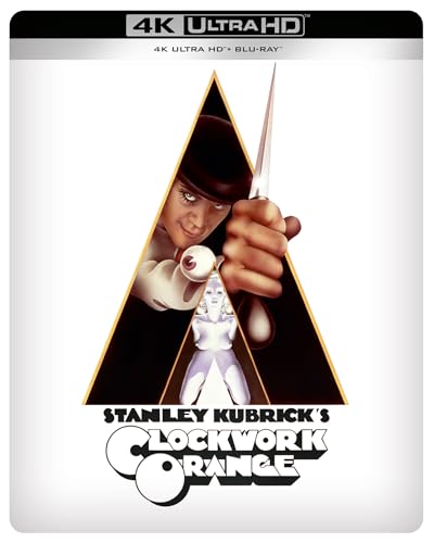 A Clockwork Orange Steelbook [4K Ultra Hd] [1971] [Blu-Ray] [Region Free]