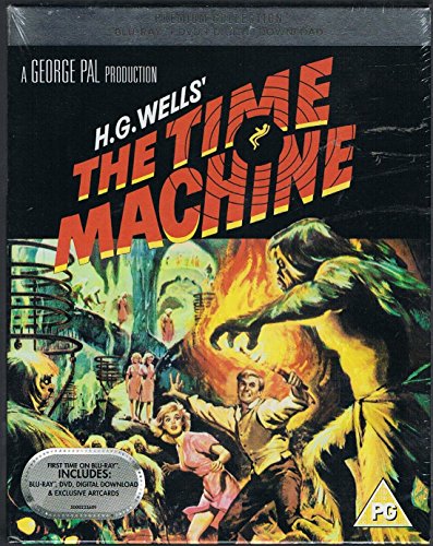 The Time Machine Region Free Blu Ray + Dvd + Art Cards / Import
