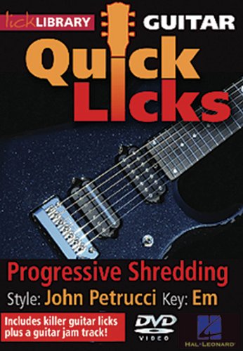 Progressive Shredding - Quick Licks: Style: John Petrucci; Key: Em